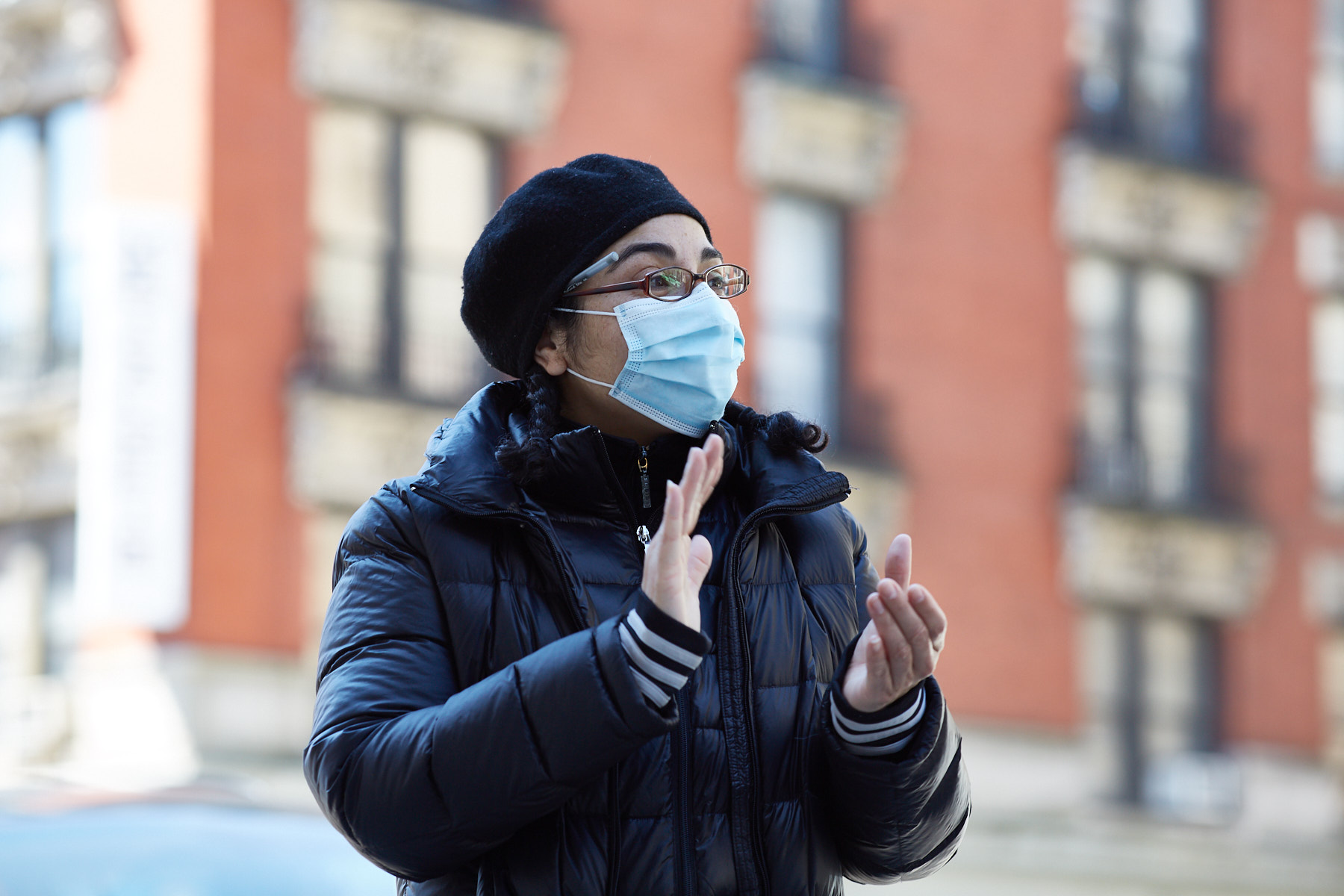 clap because we care NYC for medical staff during coronavirus 