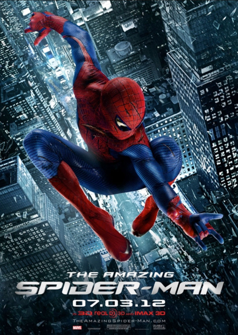 Amazing Spiderman Movie poster cityscapes photo by Monte Isom