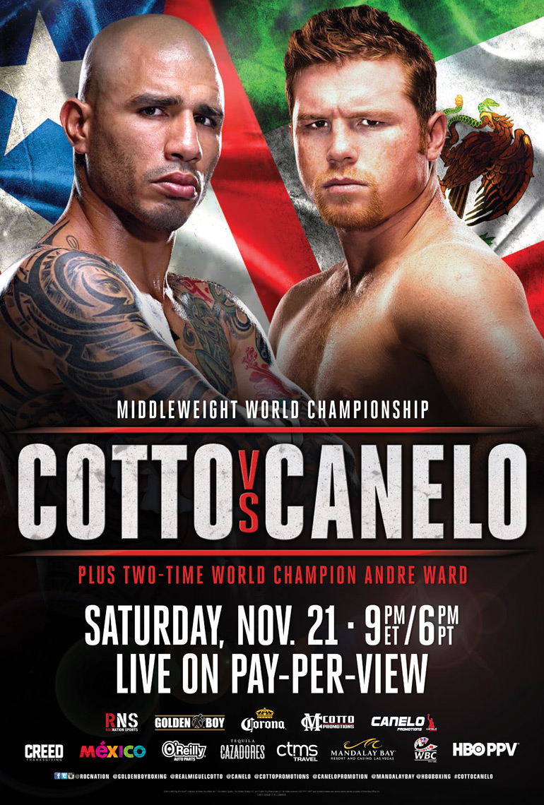 Miguel Cotto vs Canelo Alvarez 24/7 for HBO Boxing photo by Monte Isom